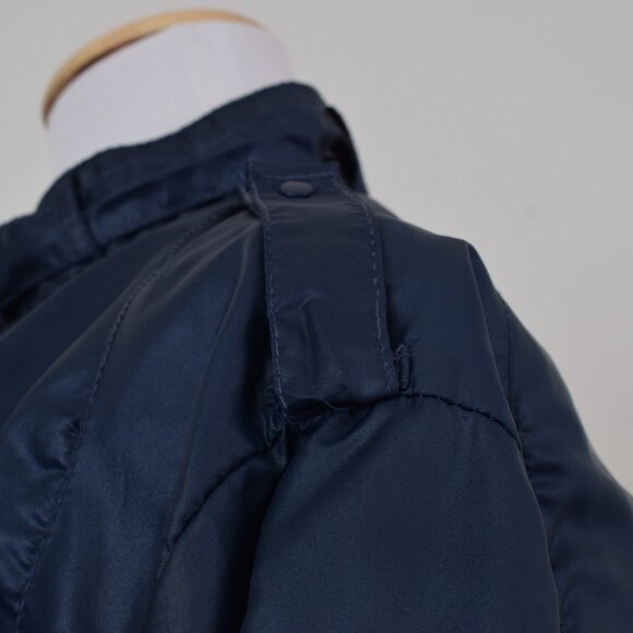 Vintage 70s Navy Nylon Windbreaker size L - Picture 9 of 12